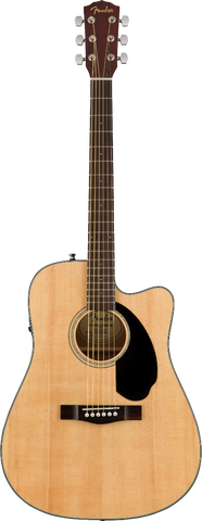 Fender CD-60SCE Dreadnought Cutaway Acoustic-Electric - Natural