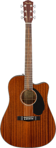 Fender CD-60SCE Dreadnought Cutaway Acoustic-Electric - Mahogany