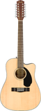 Fender CD-60SCE-12 Dreadnought Cutaway Acoustic-Electric - Natural - 12 String