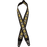 Fender 2" Pasadena Woven Strap - Yellow Clover