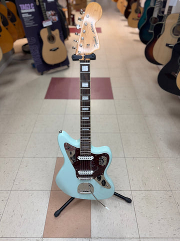 "PREVIOUSLY ROCKED" - Squier Classic Vibe 70s Jaguar - Surf Green - Like New Condition (Plastic Still on Pickguard)