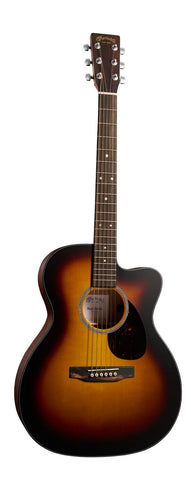 Martin OMC-10E Modern Burst Acoustic/Electric Guitar w/ Softshell Case