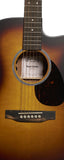 Martin OMC-10E Modern Burst Acoustic/Electric Guitar w/ Softshell Case