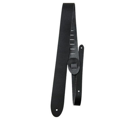 Perri's  2″ Leather Guitar Strap - Black