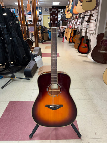 "PREVIOUSLY ROCKED" - Yamaha FG TransAcoustic - Brown Sunburst