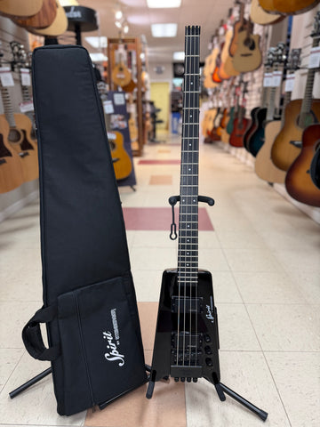 "PREVIOUSLY ROCKED" - Steinberger Spirit XT-2 Standard Bass Guitar w/Gigbag - Black