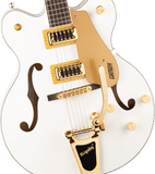 Gretsch G5422TG Electromatic Double Cutaway Hollowbody with Bigsby & Gold Hardware, Snowcrest White