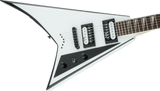 Jackson JS Series Rhoads JS32T Electric Guitar - White with Black Bevels