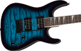 Jackson JS Series Dinky JS20 DKQ 2PT Electric Guitar - Transparent Blue Burst