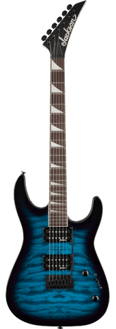 Jackson JS Series Dinky JS20 DKQ 2PT Electric Guitar - Transparent Blue Burst