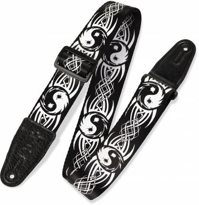 Levy's 2" Poly Guitar Strap - Yin and Yang