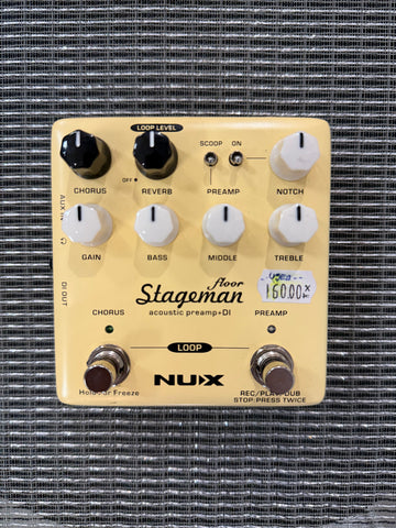 "PREVIOUSLY ROCKED" - NUX Verdugo Series Stageman Floor Acoustic Preamp & DI+