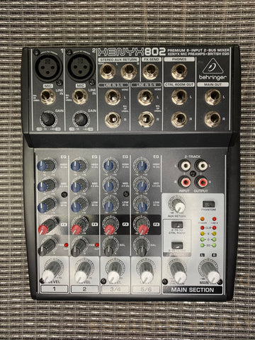 "PREVIOUSLY ROCKED" - Behringer Xenyx 802