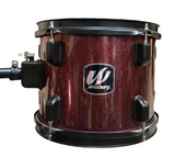 Westbury 400 Series 5-Piece Studio Drum Kit w/ Hardware, Cymbals & Throne, Ruby Red Sparkle
