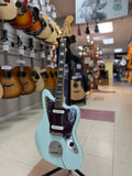 "PREVIOUSLY ROCKED" - Squier Classic Vibe 70s Jaguar - Surf Green - Like New Condition (Plastic Still on Pickguard)