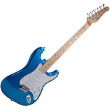 Electric Guitar Package w/ Guitar, Amp, Cable, Bag, Tuner & Picks - Metallic Blue