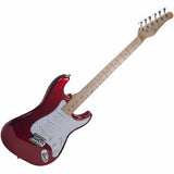 Electric Guitar Package w/ Guitar, Amp, Cable, Bag, Tuner & Picks - Metallic Red