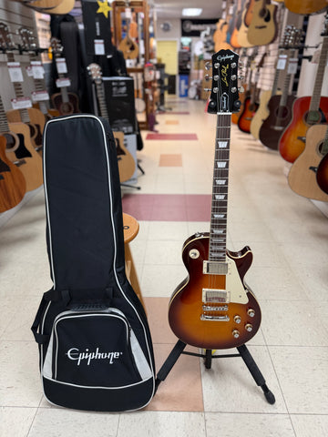 "PREVIOUSLY ROCKED" - Epiphone Les Paul Standard 60s - Iced Tea w/Gig Bag
