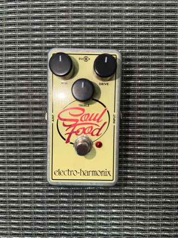 "PREVIOUSLY ROCKED" - Electro-Harmonix Soul Food Overdrive Guitar Effects Pedal
