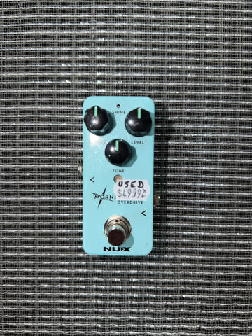 "PREVIOUSLY ROCKED" - NUX Morning Star Transparent Overdrive Pedal
