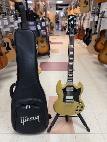 "PREVIOUSLY ROCKED" - Gibson SG Standard Electric Guitar with Softshell Case - TV Yellow