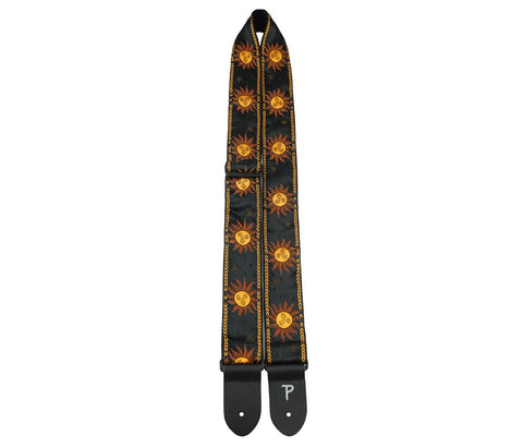 Perri's 2" Jacquard Strap Black Sun
