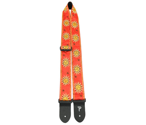 Perri's 2" Jacquard Strap Red Sun