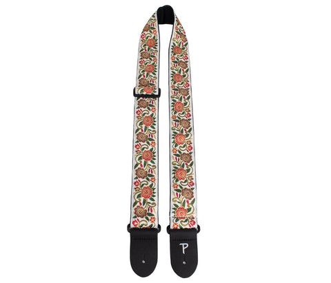 Perri's 2" Jacquard Gutiar Strap - Regal Flower
