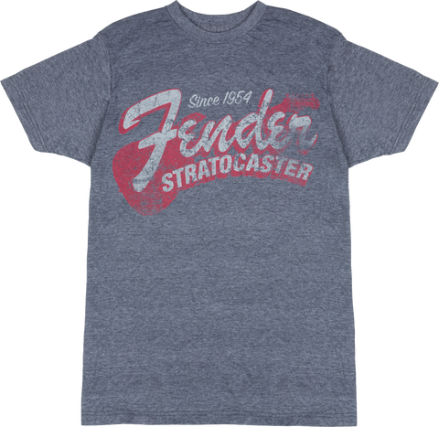 Fender T Shirt Since 1954 Blue Smoke M L XL Reid Music