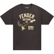 Fender T-Shirt “Wings To Fly” - Vintage Black (S, M, L, XL)