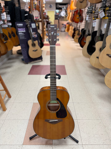 "PREVIOUSLY ROCKED" -Used Yamaha Small Body Solid Spruce Top FS800 Tinted