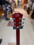 "PREVIOUSLY ROCKED" - Larry Carlton H7 Electric Guitar, See Through Red w/Hardshell Case