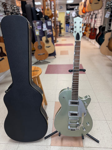 "PREVIOUSLY ROCKED" - Gretsch Guitars G5435T Electromatic Jet FT FSR, Black Walnut Fingerboard - Aspen Green w/Hardshell Case