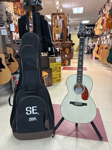 "PREVIOUSLY ROCKED" -PRS SE P20 Tonare Parlour Acoustic/Electric Guitar - Antique White