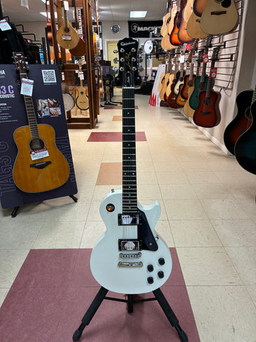 "PREVIOUSLY ROCKED" - Epiphone Les Paul Studio - Alpine White