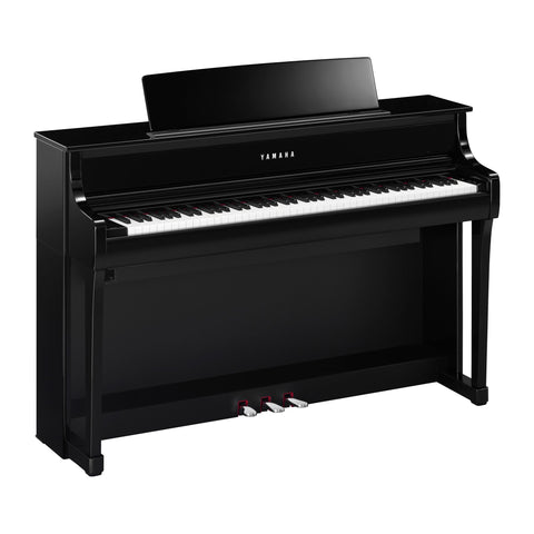 "STAFF PICKS" ~ Junior Reid ~ Yamaha CLP875 PE Clavinova Digital Piano w/ Bench - Polished Ebony