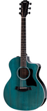 Taylor 214ce Special-Edition Grand Auditorium w/Areocase Trans Blue