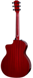 Taylor 224ce Mahogany Special-Edition Grand Auditorium Trans Red w/Aerocase