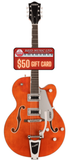 Gretsch G5420T Electromatic Classic Hollow Body w/  Bigsby - Orange Stain w/ $50 Gift Card!
