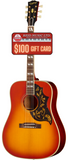 Epiphone 1960 Hummingbird Reissue Acoustic/Electric Guitar w/ Hardshell Case - Heritage Cherry Sunburst