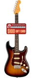 Fender American Professional II Stratocaster, Rosewood Fingerboard - 3-Color Sunburst w/ $100 Gift Card!