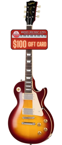 Epiphone 1959 Les Paul Standard Reissue Electric Guitar with Hardshell Case - Deep Cherry Sunburst