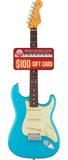 Fender American Professional II Stratocaster, Rosewood Fingerboard - Miami Blue w/ $100 Gift Card!