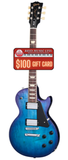 Gibson Les Paul Studio w/ Softshell Case - Gloss Blueberry Burst w/ $100 Gift Card!