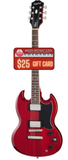 Epiphone SG Tribute E1 Electric Guitar - Cherry w/ $25 Gift Card!