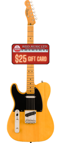 Squier Classic Vibe '50s Telecaster, Maple Fingerboard Left Handed - Butterscotch Blonde