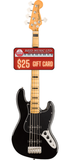 Squier Classic Vibe '70s Jazz Bass® V, Maple Fingerboard, Black w/ $25 Gift Card