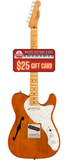 Squier Classic Vibe '60s Telecaster Thinline, Maple Fingerboard - Natural