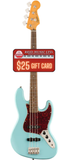 Squier Classic Vibe '60s Jazz Bass, Laurel Fingerboard - Daphne Blue