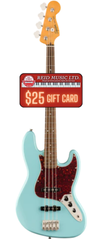 Squier Classic Vibe '60s Jazz Bass, Laurel Fingerboard - Daphne Blue